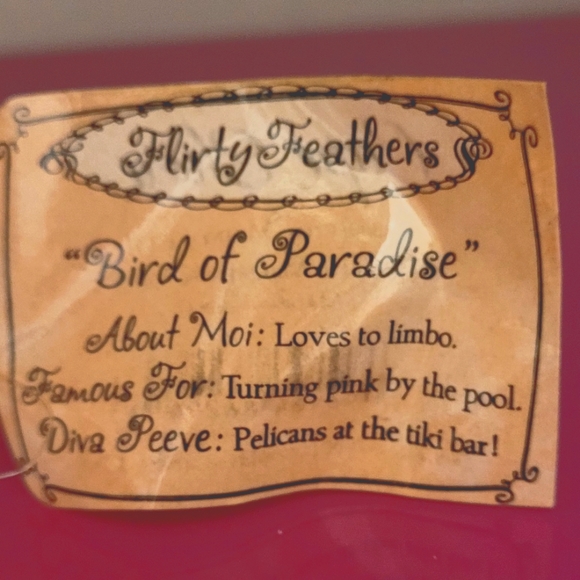 Cape Shore FLIRTY FEATHERS Retired "Bird of Paradise" Christmas Ornament - Picture 6 of 12